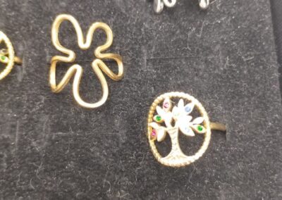 anillos bisutería